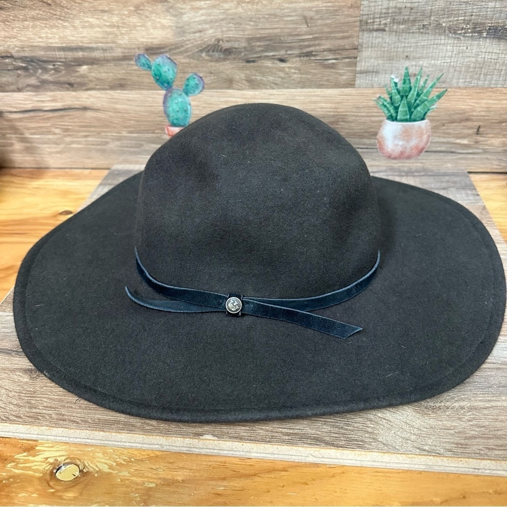 Goorin Bros floppy wool fedora hat women’s medium brown western